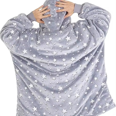 Mua Màu sắc khác nhau Blankets Hooded Oversized Sweatshirt Extra ấm áp online manufacture