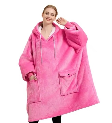Mua Màu thô màu lớn Sherpa áo khoác chăn đặc biệt dài áo khoác chăn bình thường online manufacture