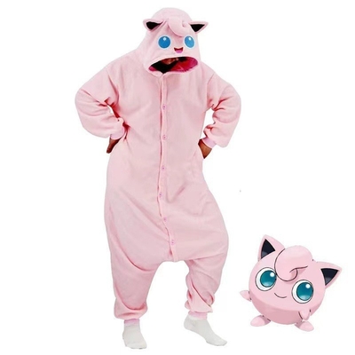 Mua Unisex Flannel Romper Động vật Đồ ngủ một mảnh với nắp và nút online manufacture