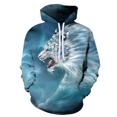 Mua Bộ trang phục Cosplay Anime BSCI Hoodies hoàn toàn sublimated Animal Print Hoodie lớn online manufacture