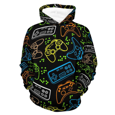 Mua Hoodie tay dài 3D in kéo dây Casual thời trang áo phông với túi lớn online manufacture