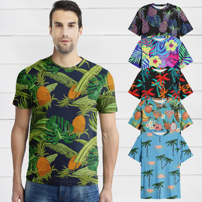 Món đồ nghỉ mát mặc áo phông polyester nam