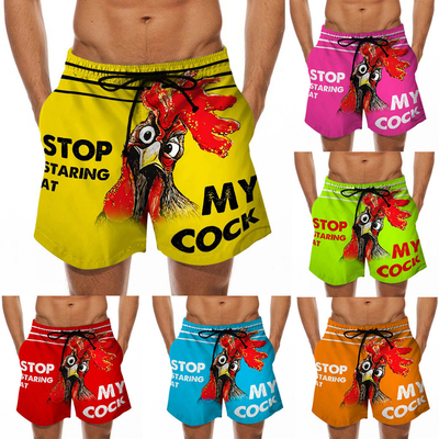 Mùa hè kỳ nghỉ Holidays Men's Custom Swim Shorts Anti Shrink