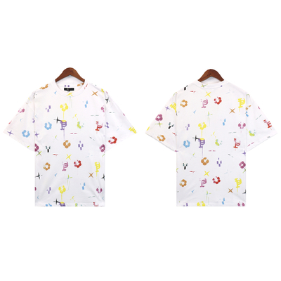 OEM ODM Quần áo Sublimation Polyester áo sơ mi tùy chỉnh thương hiệu lớn