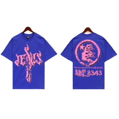 Unisex 3D Digital Sublimation Printing T-Shirt quần áo hip hop cho rapper Mỹ