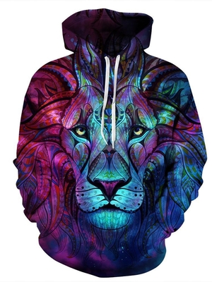 Hoodie in sublimation đa màu