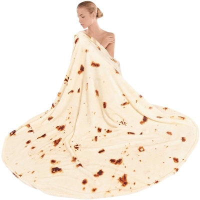 60 x 80 inch Burritos Tortilla mặc chăn nón