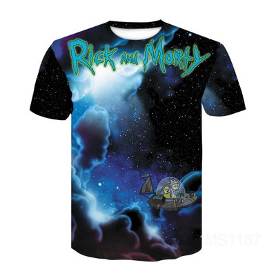 OEM ODM Luxury Custom T-Shirt tay ngắn Đàn ông T-Shirt đồ họa lớn