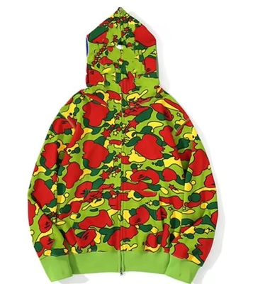 Hoodie Full Face Zip Up Hoodie 100% Cotton Hoodie Full Zip