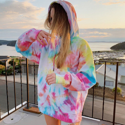 Đơn vị Tie Dye In Hoodie Casual