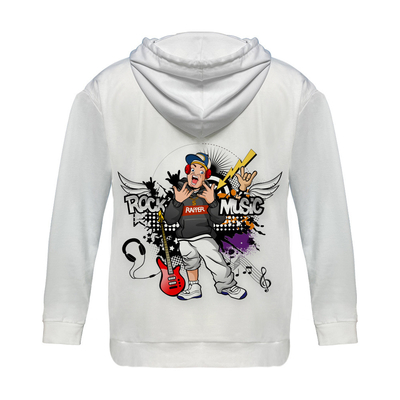 Halloween Skull đồ họa Hoodies kích cỡ lớn in áo len kích cỡ lớn được giặt bằng máy