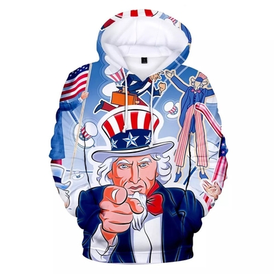 3D in tùy chỉnh Hoodie lớn Anime Cosplay trang phục Sublimation in Hoodie