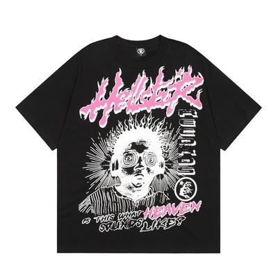 T-shirt kích cỡ lớn Unisex Graffiti đan ấn Casual T-shirt Streetwear Vintage Summer Tops T-shirt